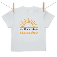 Boodyy Tričko s krátkym rukávom Mamkine a ockove slniečko 128 (7-8 rokov)