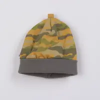 Dojčenská čiapočka With Love horčicová, vel. 62 (3-6m)