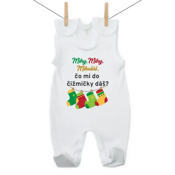 Boodyy Dupačky Miky,Miky, Mikuláš, čo mi do čižmičky dáš? 86 (12-18 mesiacov)