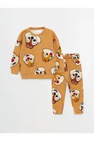 LC Waikiki mikina s okrúhlym výstrihom a potlačou Chip'n Dale pre chlapcov a tepláky