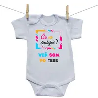 Boodyy Body s krátkym rukávom Veď som po tebe 62 (2-4 mesiace)