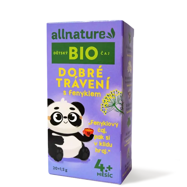 Allnature BIO Detský čaj Dobré trávenie s feniklom