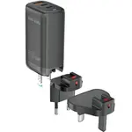 65W GaN Viac - Rýchlonabíjacia Multifunkčná Sieťová Nabíjačka - Čierna H34873