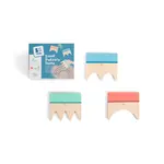 Drevené nástroje na piesok - tvorte vzory - 3 ks