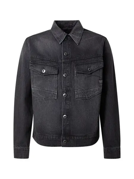 G-STAR Prechodná bunda 'Dakota'  sivý denim