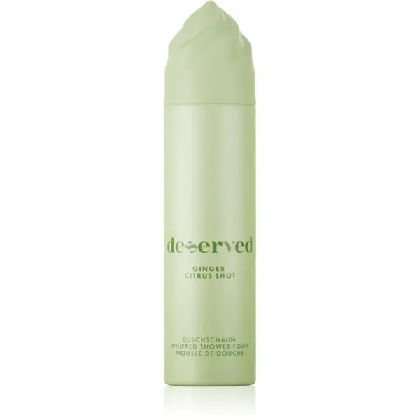 DESERVED Whipped Shower Foam Ginger Citrus Shot sprchová pěna na tělo 250 ml