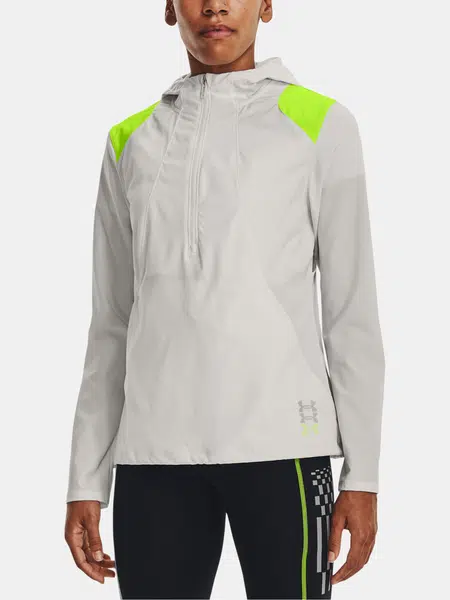 Under Armour Bunda UA Run Anywhere Anojacket-GRY - Dámské