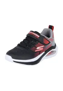 SKECHERS Tenisky 'MICROSPEC MAX VELOCITY'  sivá / červená / čierna / biela