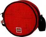 LEGO Brick Dots Red - kulatá crossbody taška