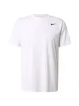 NIKE Funkčné tričko  čierna / biela