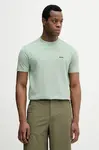 BOSS Green tričko pánské bavlněné s elastanem Tee