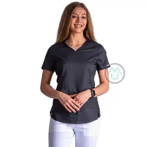 Dámska zdravotnícka blúza Cherokee Revolution ACTIVE STYLING - tmavo šedá L