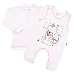 Dojčenská súpravička New Baby Mouse biela 86 (12-18m), 20C42247