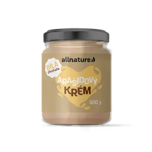 Allnature Arašidový Krém S Bielou Čokoládou 500g