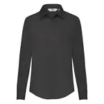 Black women's classic poplin shirt Fruit Of The Loom