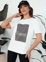Dámské tričko LAMOUR bílé