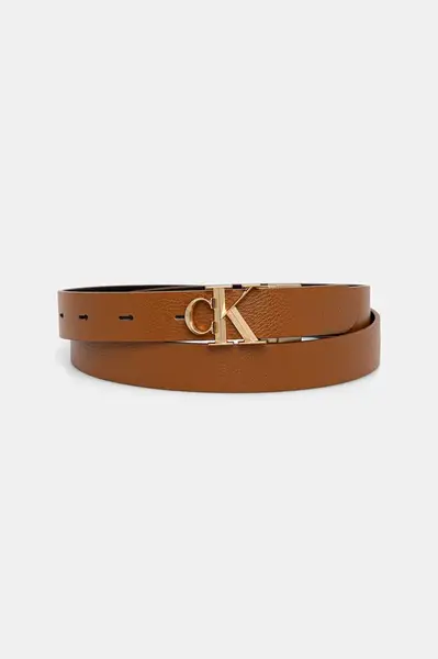 Calvin Klein  oboustranný pásek dámský kožený