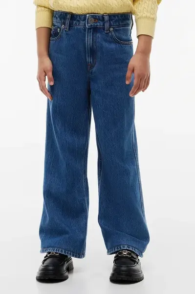 Tommy Hilfiger  wide leg džíny dětské WIDE LEG