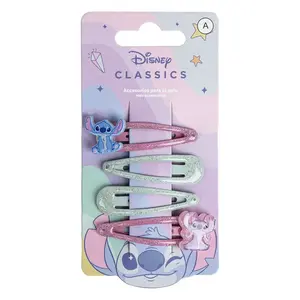Cerdá Sada sponek do vlasů Stitch 4 ks