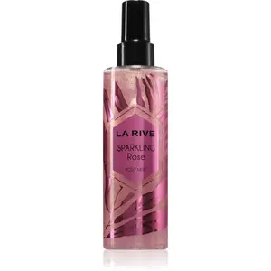 La Rive Sparkling Rose tělová mlha se třpytkami pro ženy 200 ml