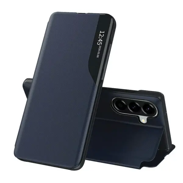 Eco Leather View Case, Samsung Galaxy A37 5G, modré