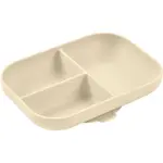 Beaba Divided Silicone Plate dělený talíř s přísavkou Clay 1 ks
