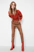 Dámské kalhoty Trendyol Buttoned