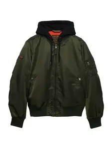 Superdry & Co Prechodná bunda 'MA1'  jedľová / čierna