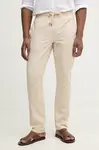 U.S. Polo Assn.  Kalhoty s příměsí lnu  LINEN BLEND DRAWSTRING