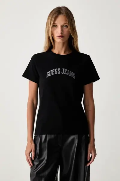 Guess Jeans tričko dámské s bavlnou