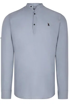 G783 DEWBERRY JUDGE COLLAR MEN'S SHIRT-GREY