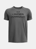 Under Armour Chlapecké tričko UA Tech Split Wordmark SS - Kluci