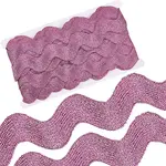 10 Yard Metallic Polyester Wavy Fringe Trim Ribbon