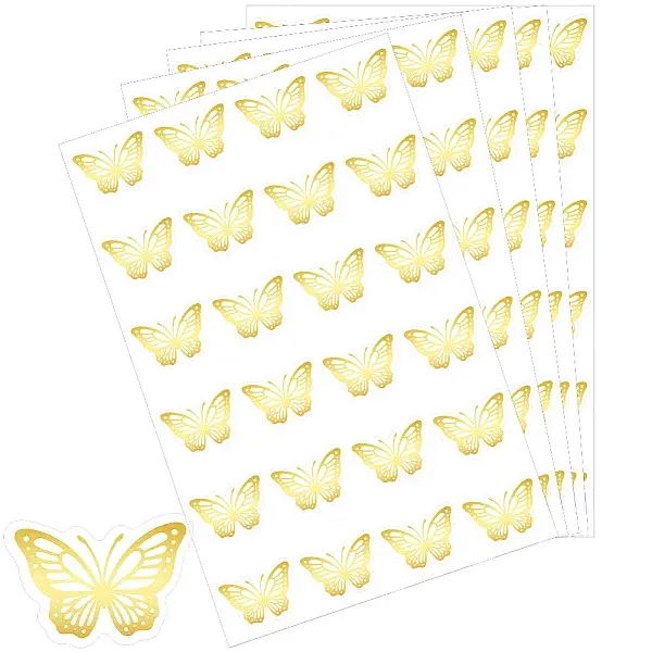 Gold Foil Self-adhesive Stickers