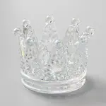Embossed Glass Candle Holder
