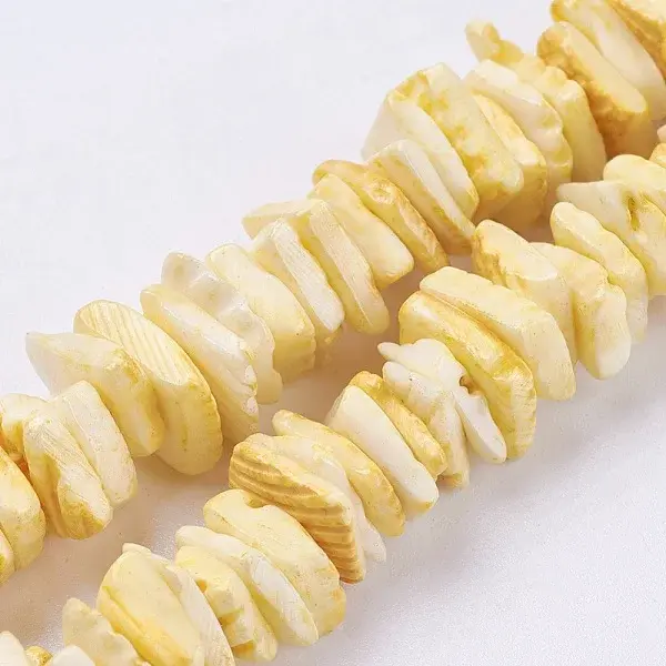 Natural Sea Shell Beads Strands