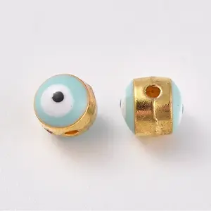 Alloy Enamel European Beads