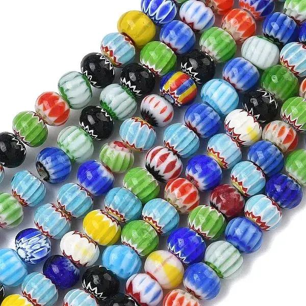 Handmade Millefiori Glass Beads