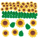 30Pcs 2 Styles Opaque Resin Cabochons