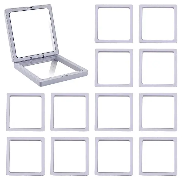 10Pcs Plastic 3D Film Floating Frame Displays Cases
