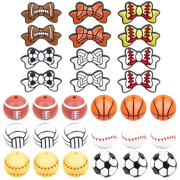 12 Styles Silicone Beads