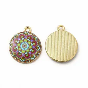 Alloy Printed Pendants
