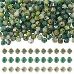 201Pcs 3 Colors Picasso Glass Seed Beads