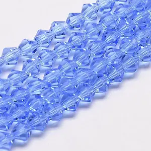 Transparent Glass Beads Strands