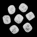 Transparent Crackle Acylic Beads