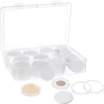 60Pcs Plastic Commemorative Coin Storage Box