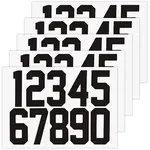 Number 0-9 PET Self-Adhesive Reflective Mailbox Stickers