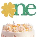 Saint Patrick's Day Clover Paper Cake Toppers