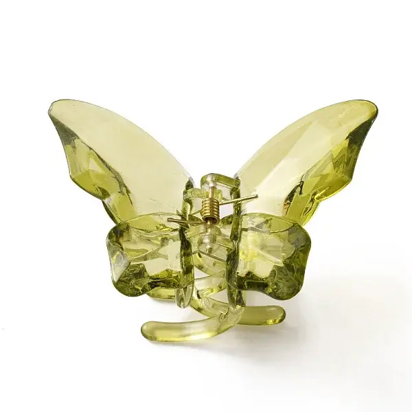 Beautiful Butterfly Plastic Claw Hair Clip
