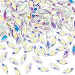 100Pcs Pointed Back Glass Rhinestone Cabochons